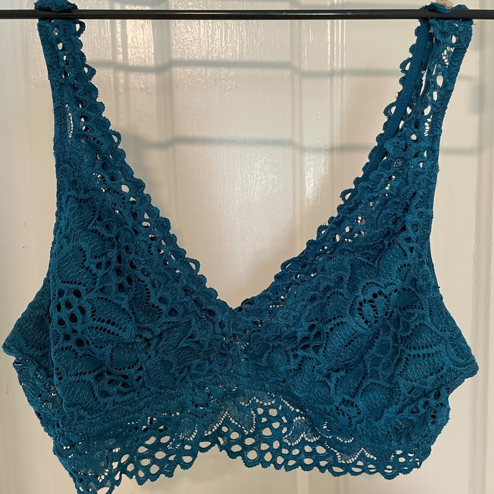 Aerie Bralette - Teal/Blue